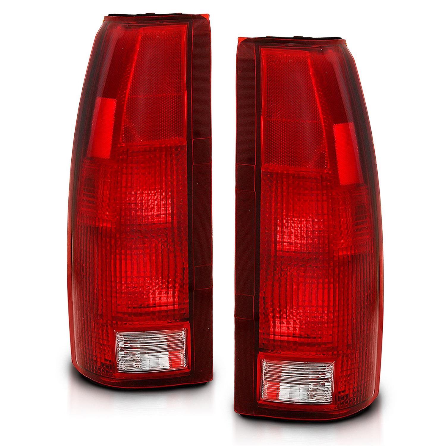ANZO 1988-1999 Chevy C1500 Taillight Red/Clear Lens (OE Replacement) thumbnail 2