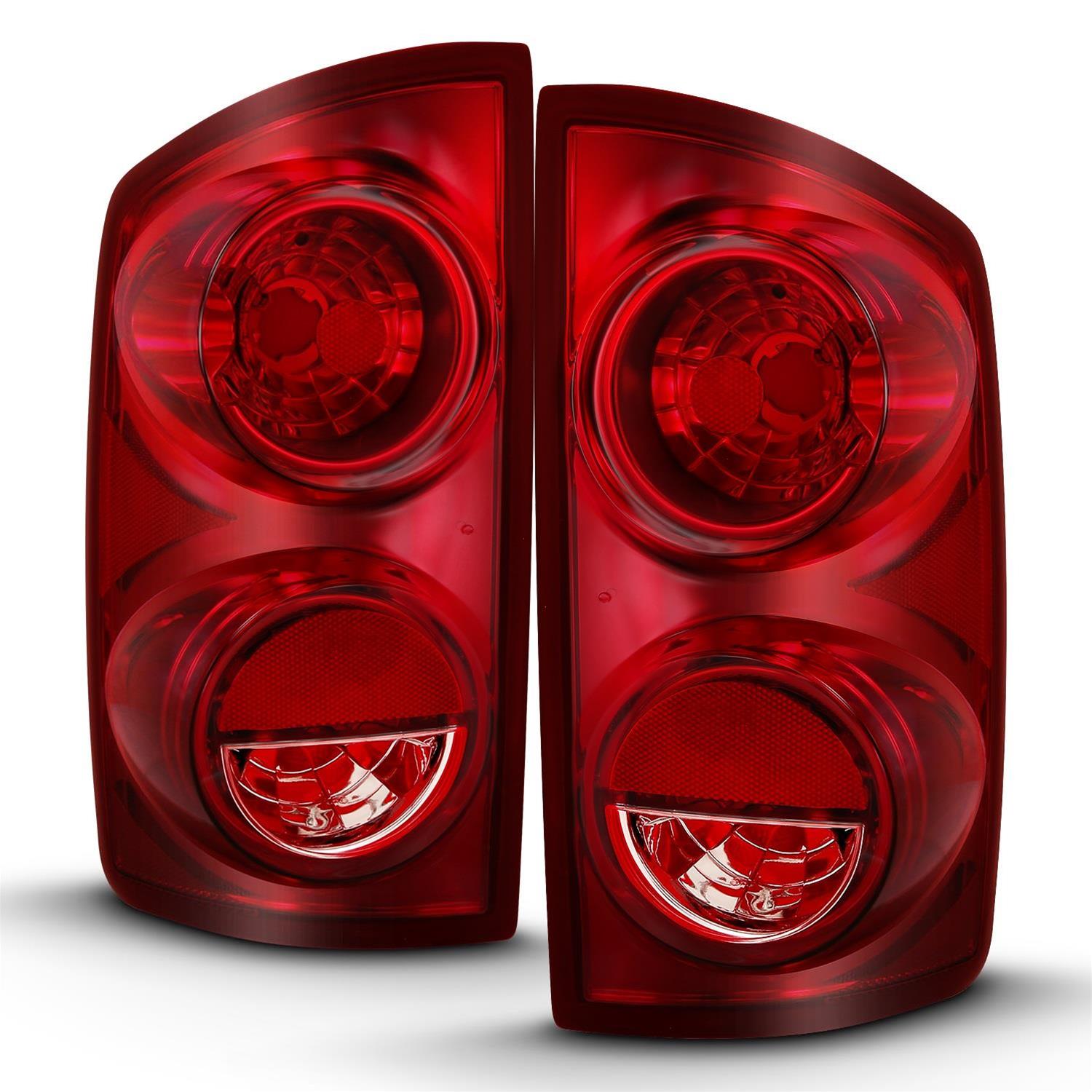 ANZO 2007-2009 Dodge Ram 1500 Tail Light Red Lens (OE) thumbnail 2