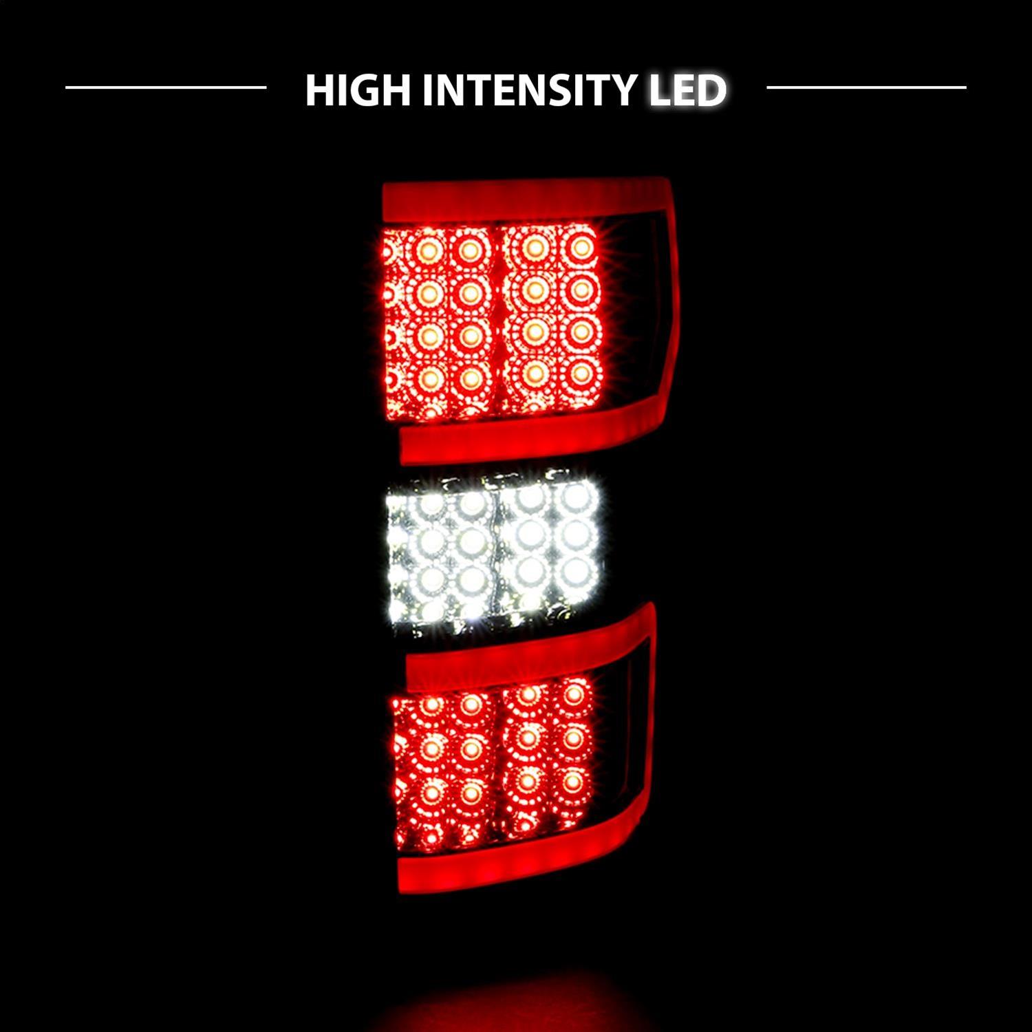 Anzo LED Taillights 311315 Tail Light Assemblies, LED, Smoke Lens, Red Light Bar, Sequential, Ford, Pair thumbnail 8