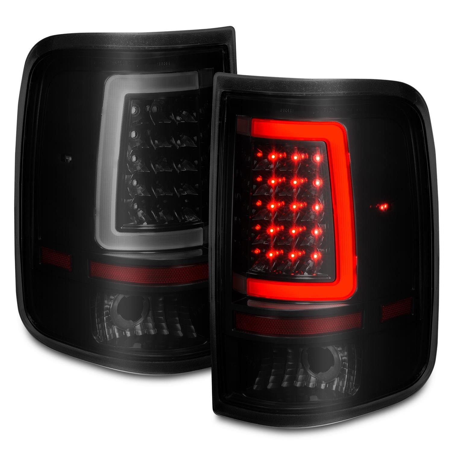 ANZO 2004-2006 Ford F-150 LED Tail Lights w/ Light Bar Black Housing Smoke Lens thumbnail 4