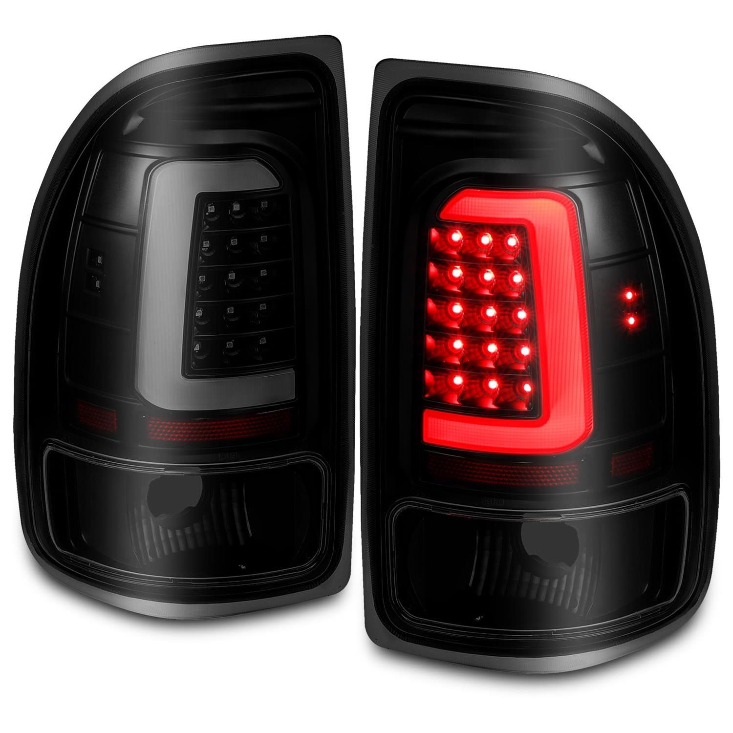 ANZO 1997-2004 Dodge Dakota LED Taillights Black Housing Smoke Lens Pair thumbnail 4