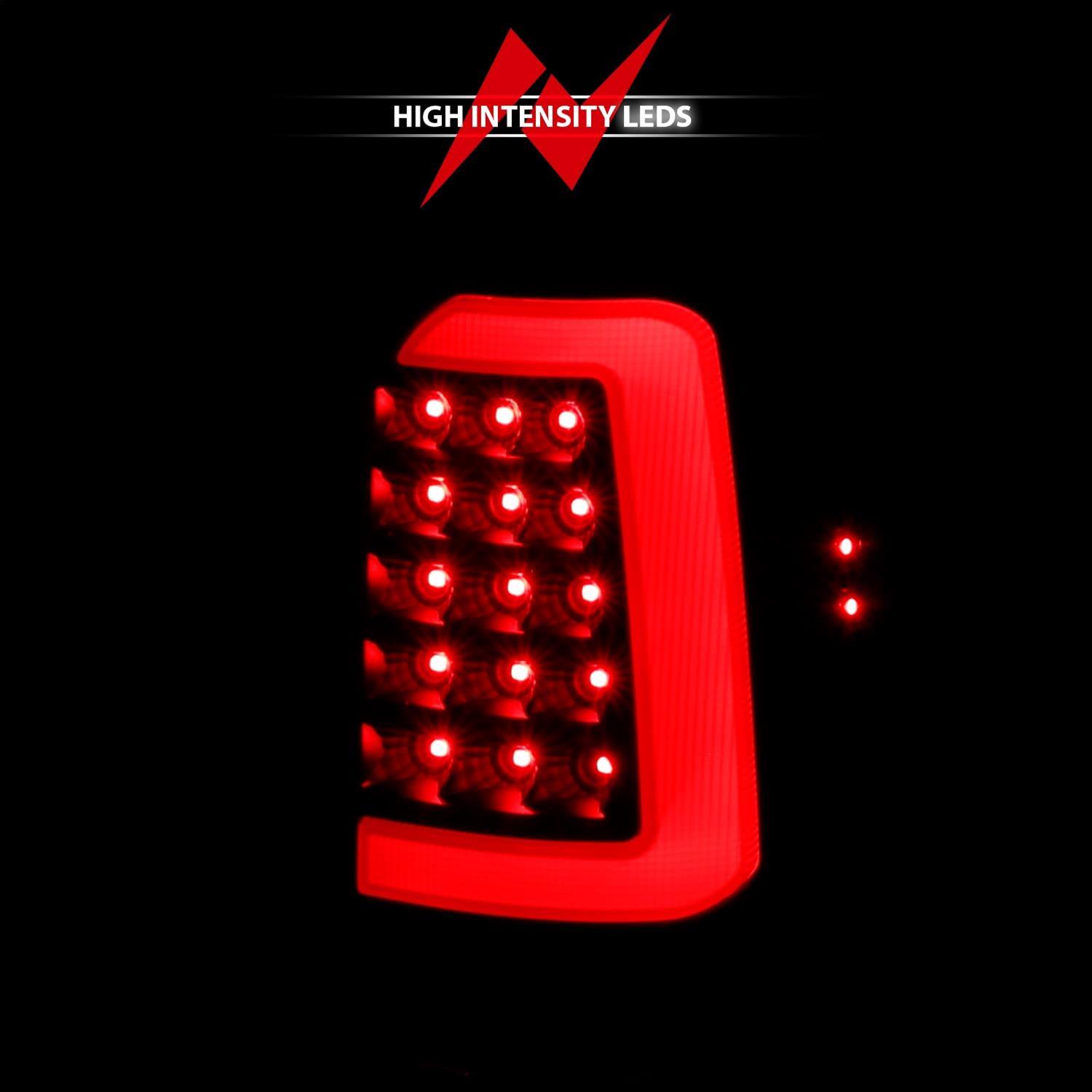 ANZO 1997-2004 Dodge Dakota LED Taillights Black Housing Smoke Lens Pair thumbnail 7