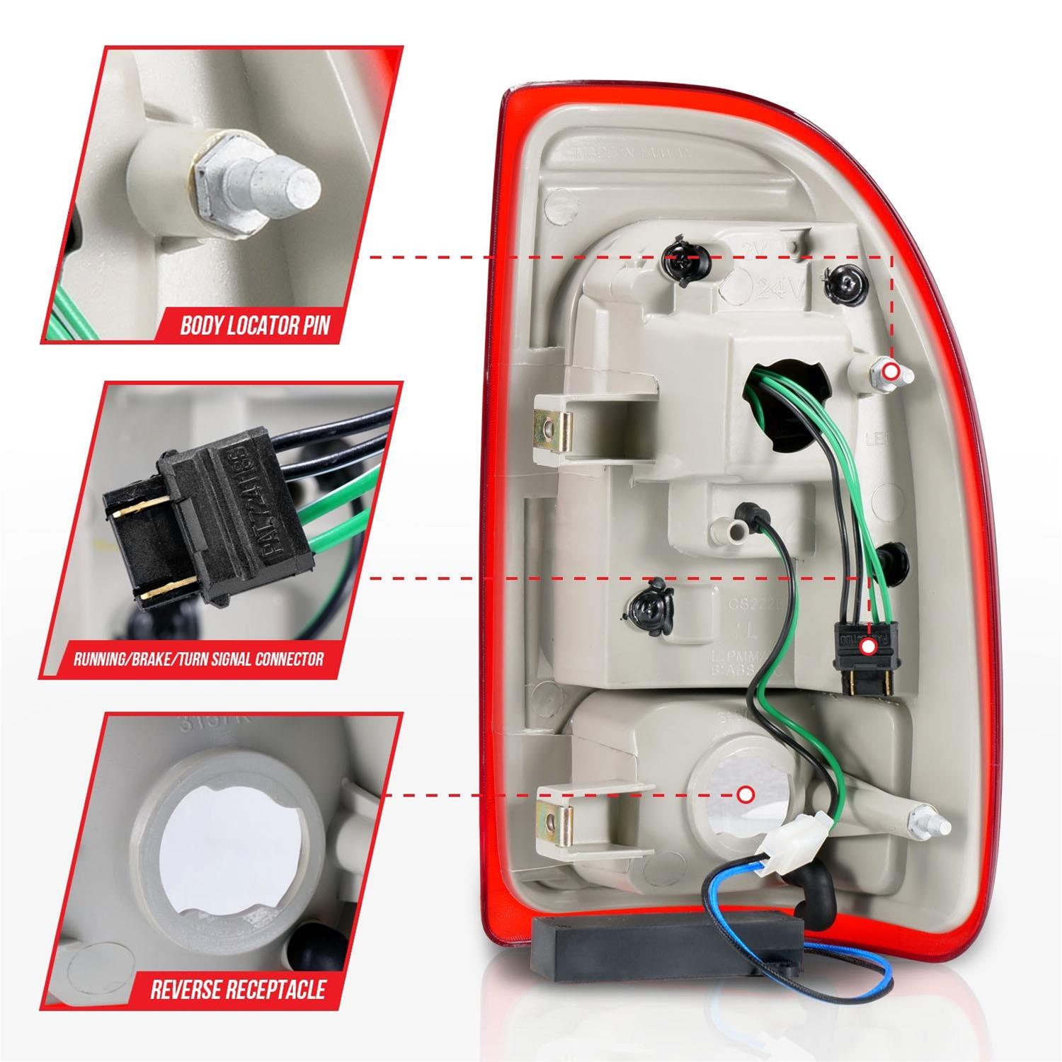 Anzo USA 311349 Anzo LED Taillights | Summit Racing