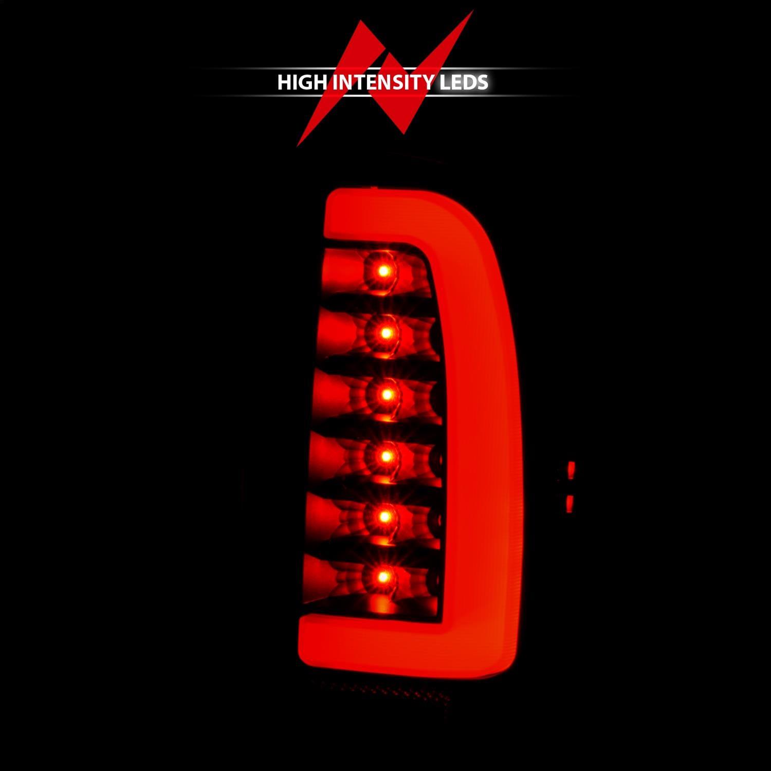 ANZO 1995-2000 Toyota Tacoma LED Taillights Black Housing Smoke Lens (Pair) thumbnail 6