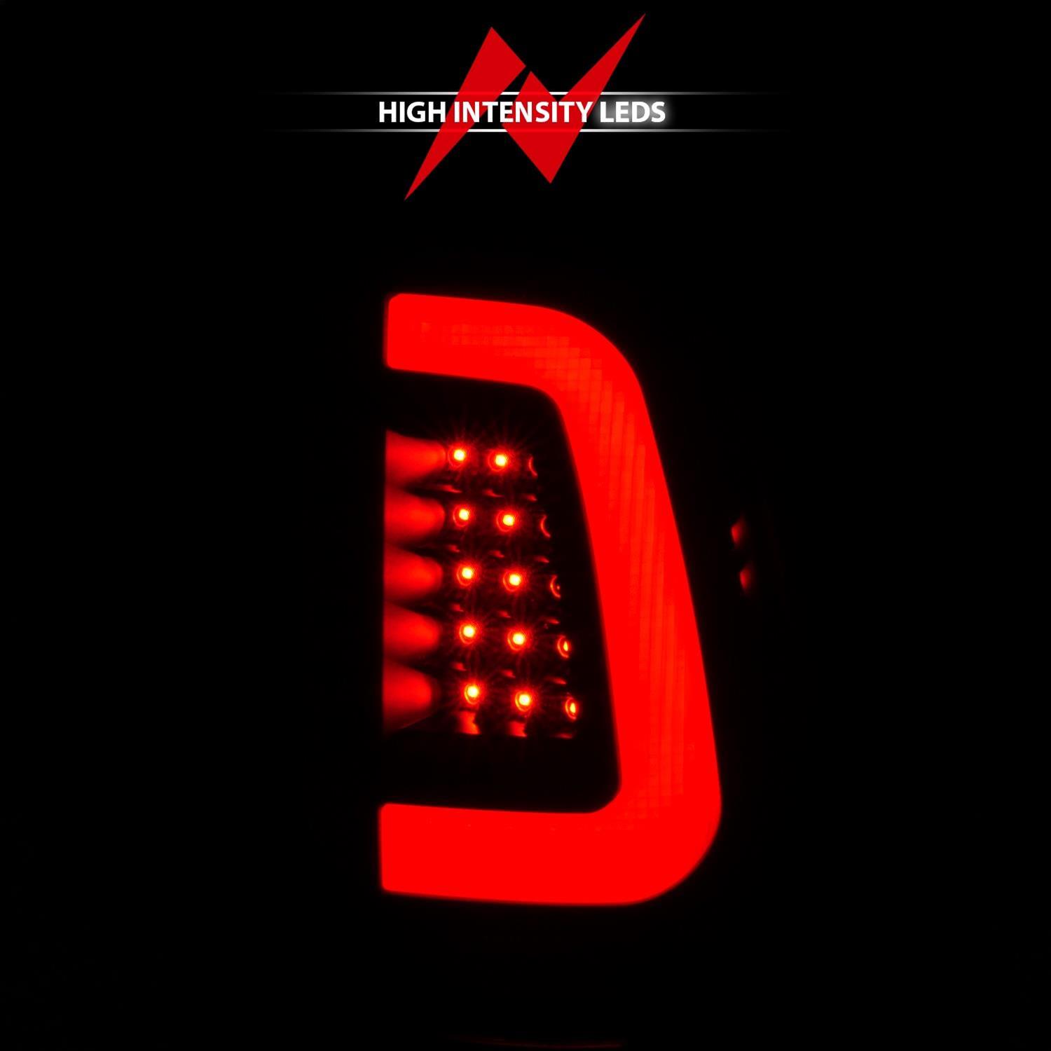 ANZO 2008-2016 Ford F-250 LED Taillights Black Housing Clear Lens (Pair) thumbnail 6
