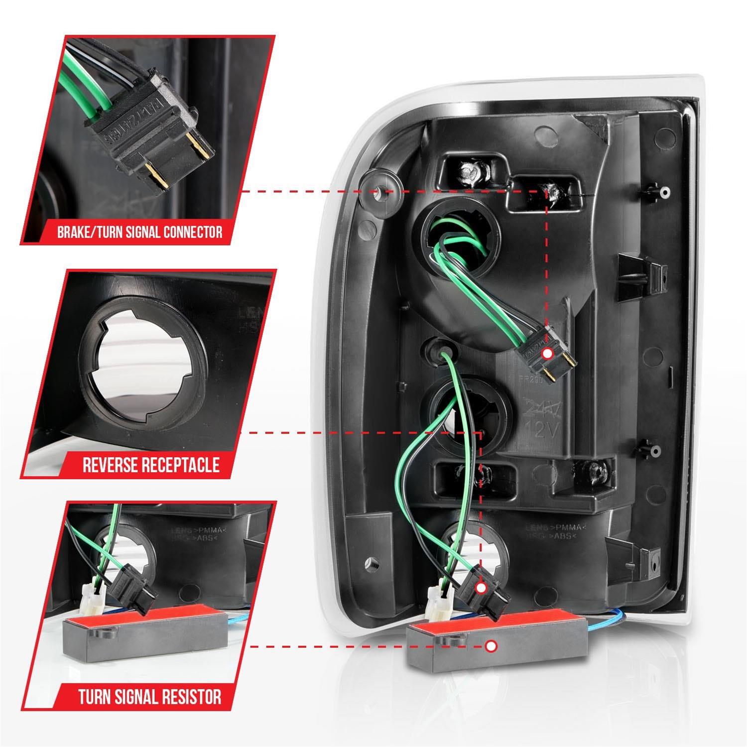 Anzo USA 311359 Anzo LED Taillights | Summit Racing