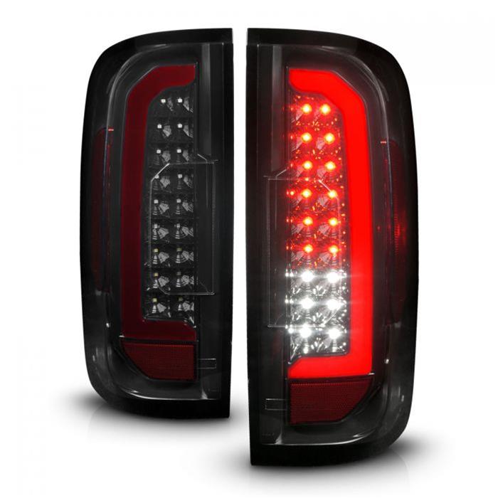 ANZO 15-21 Chevrolet Colorado Full LED Tail Lights w/ Red Lightbar Black Housing Smoke Lens thumbnail 5