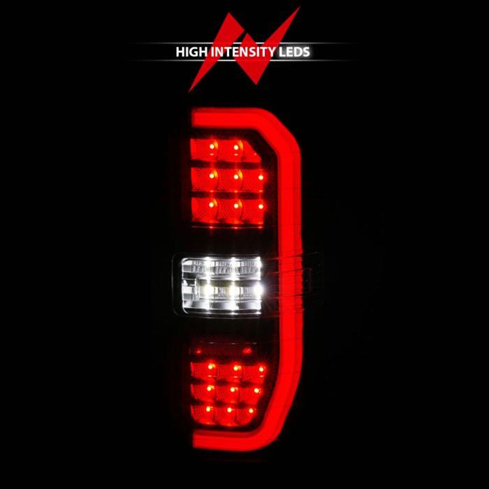 ANZO 14-18 GMC Sierra 1500 Full LED Taillights Black Housing Clear Lens (w/C Light Bars) thumbnail 6