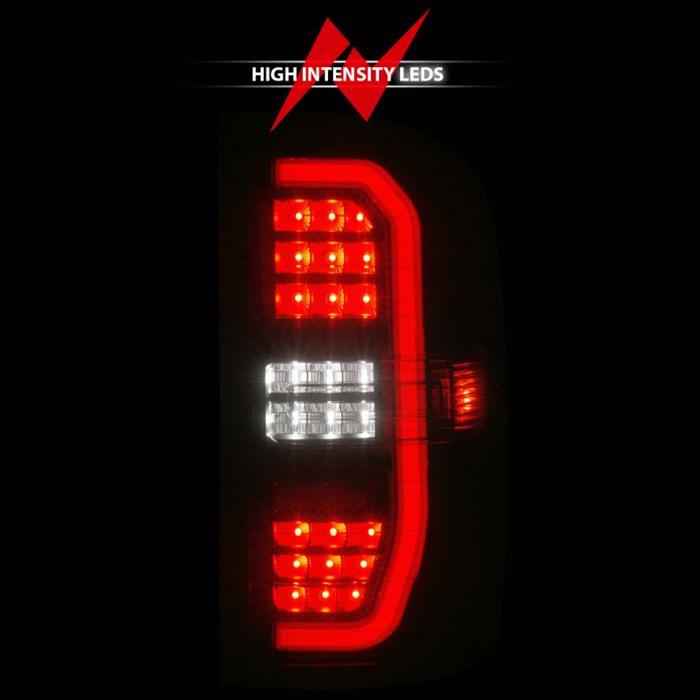 ANZO 14-18 GMC Sierra 1500 Full LED Taillights Black Housing Smoke Lens (w/C Light Bars) thumbnail 6