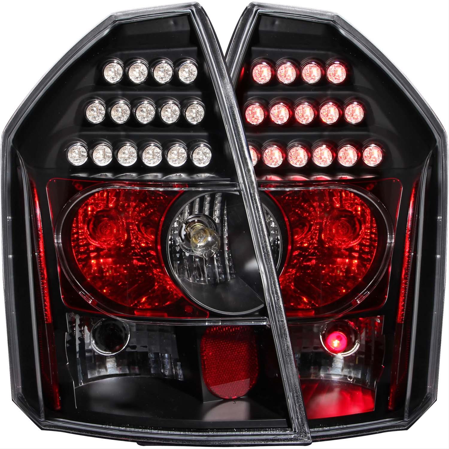 ANZO 2005-2007 Chrysler 300C LED Taillights Black