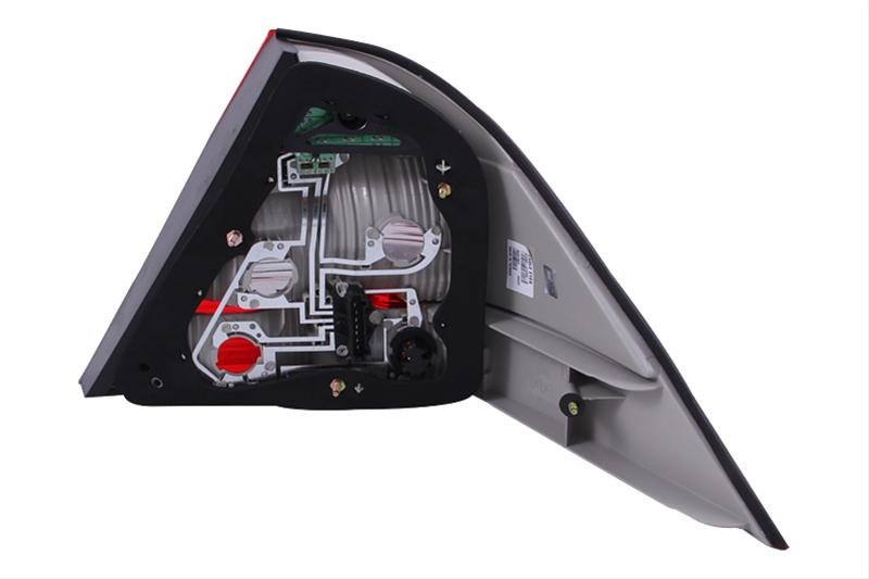 ANZO 2000-2005 Mercedes Benz S Class W220 LED Taillights Red/Clear thumbnail 3