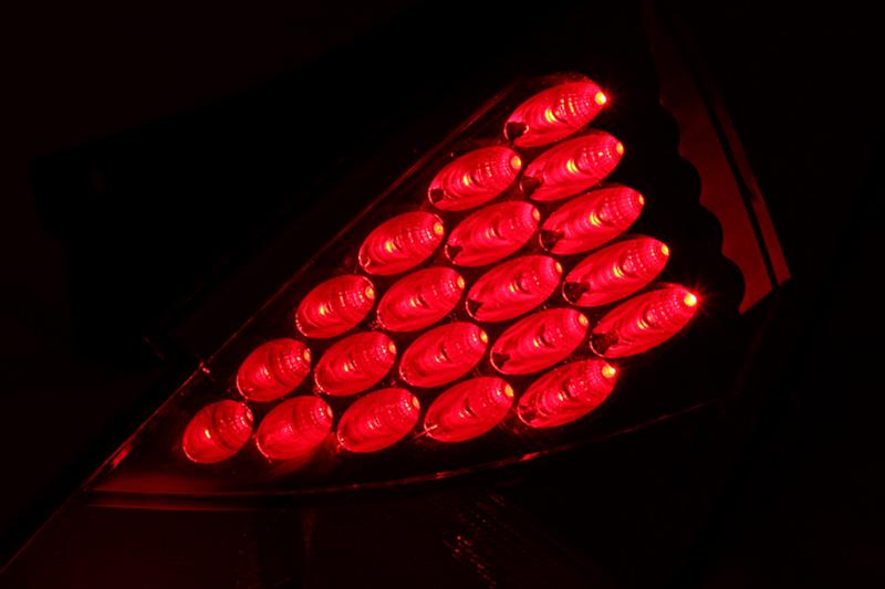 ANZO 2003-2005 Nissan 350Z LED Taillights Red thumbnail 2