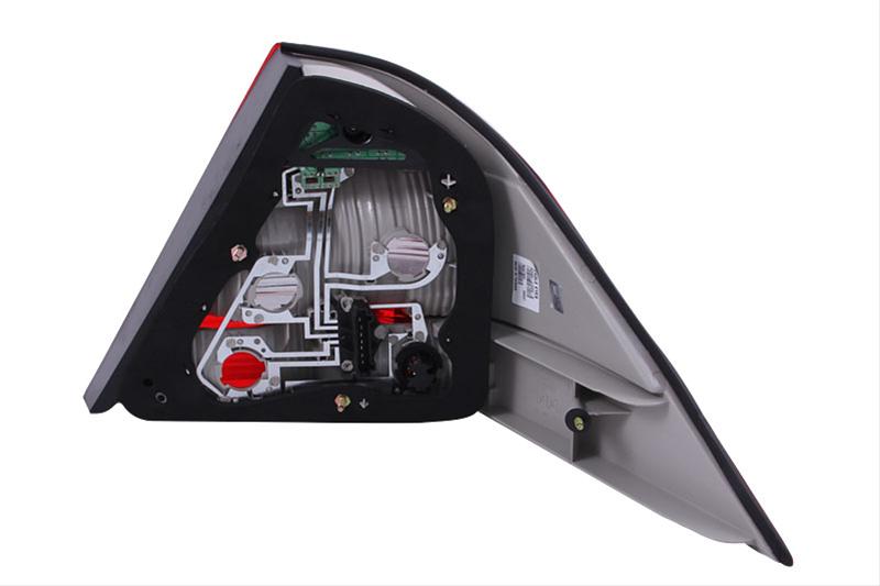 ANZO 2000-2005 Mercedes Benz S Class W220 LED Taillights Red/Smoke thumbnail 2