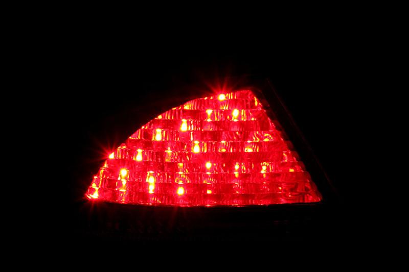 ANZO 2000-2005 Mercedes Benz S Class W220 LED Taillights Red/Smoke thumbnail 3