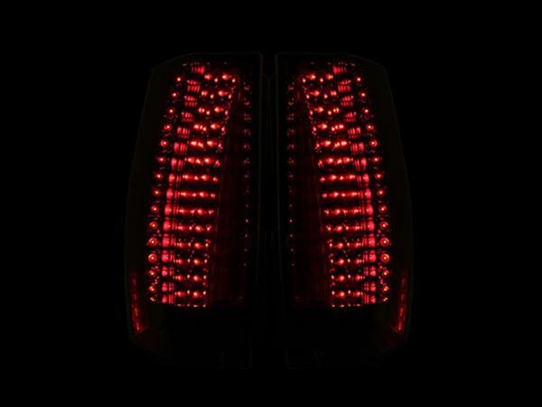 ANZO 2007-2011 Cadillac Escalade LED Taillights Chrome thumbnail 2