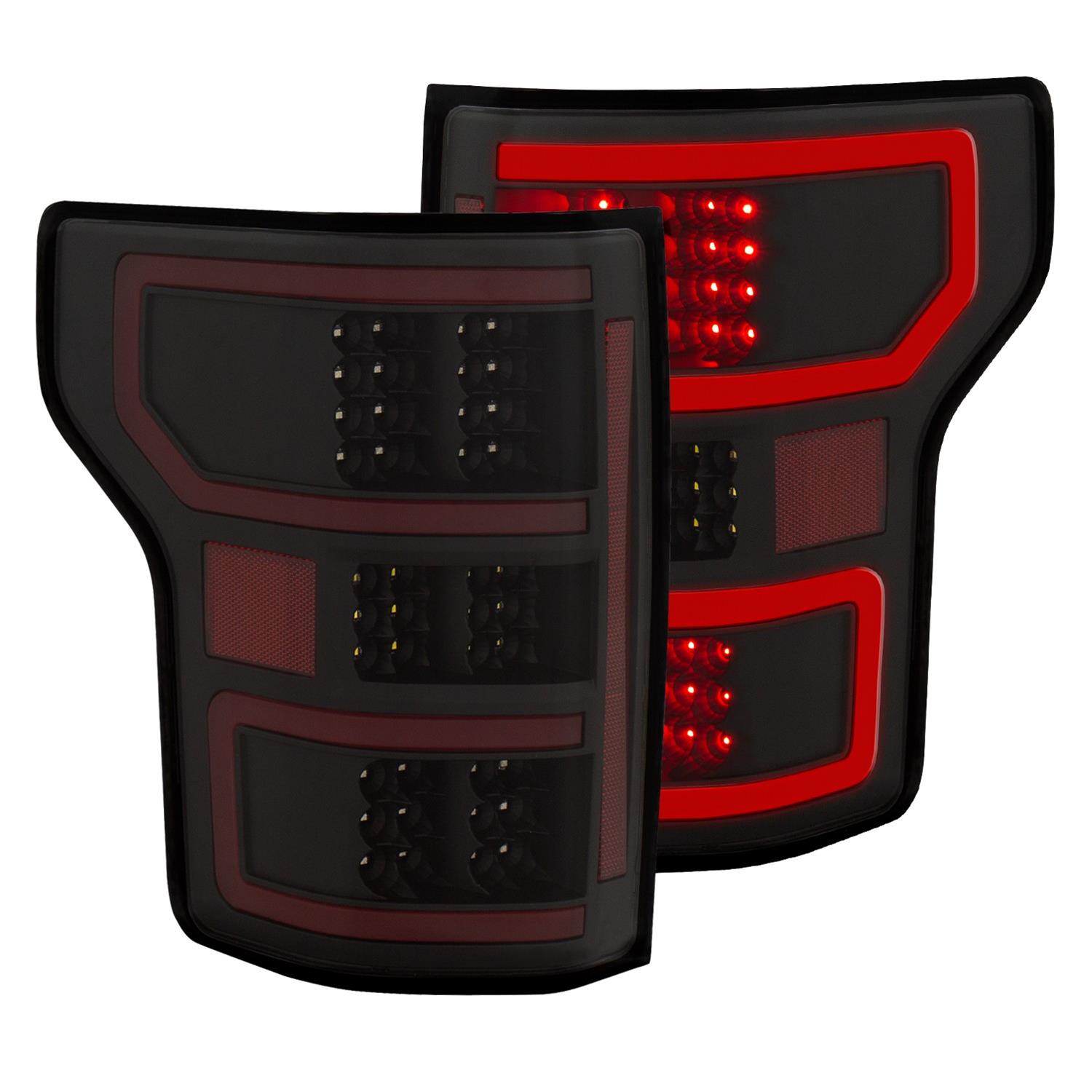 ANZO 18-19 Ford F-150 LED Taillights Black thumbnail 3