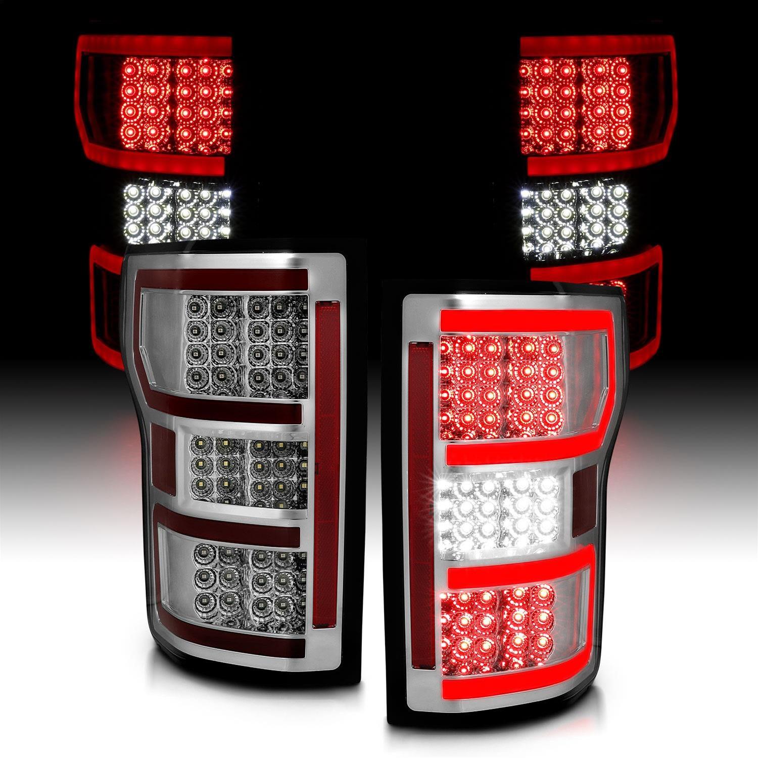 ANZO 18-19 Ford F-150 LED Taillights Chrome thumbnail 4