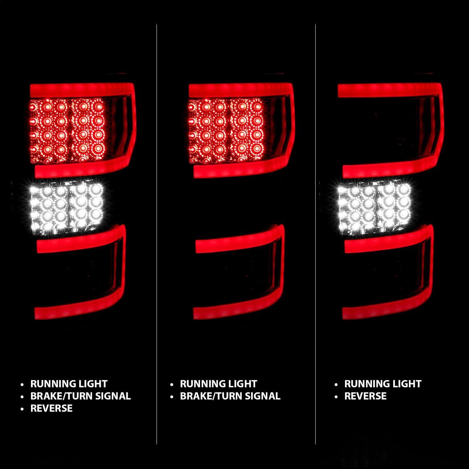 ANZO 18-19 Ford F-150 LED Taillights Chrome thumbnail 9