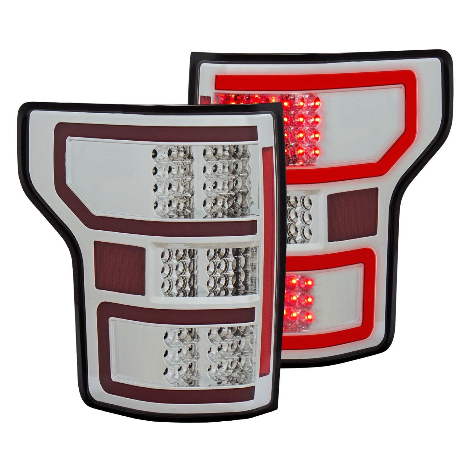 ANZO 18-19 Ford F-150 LED Taillights Chrome thumbnail 7