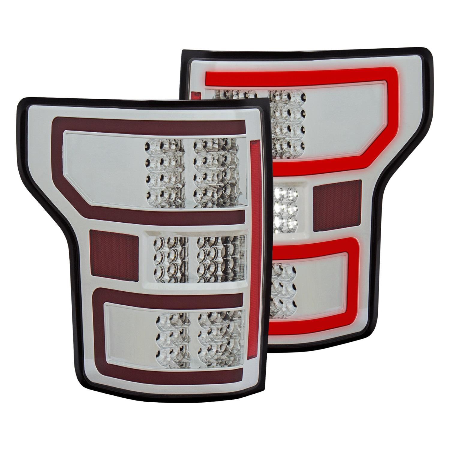 ANZO 18-19 Ford F-150 LED Taillights Chrome thumbnail 8