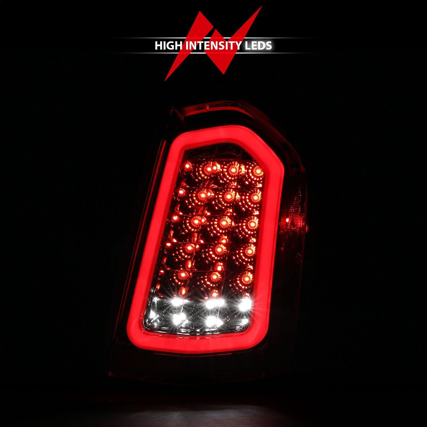 ANZO 11-14 Chrysler 300 LED Taillights Chrome w/ Sequential thumbnail 6