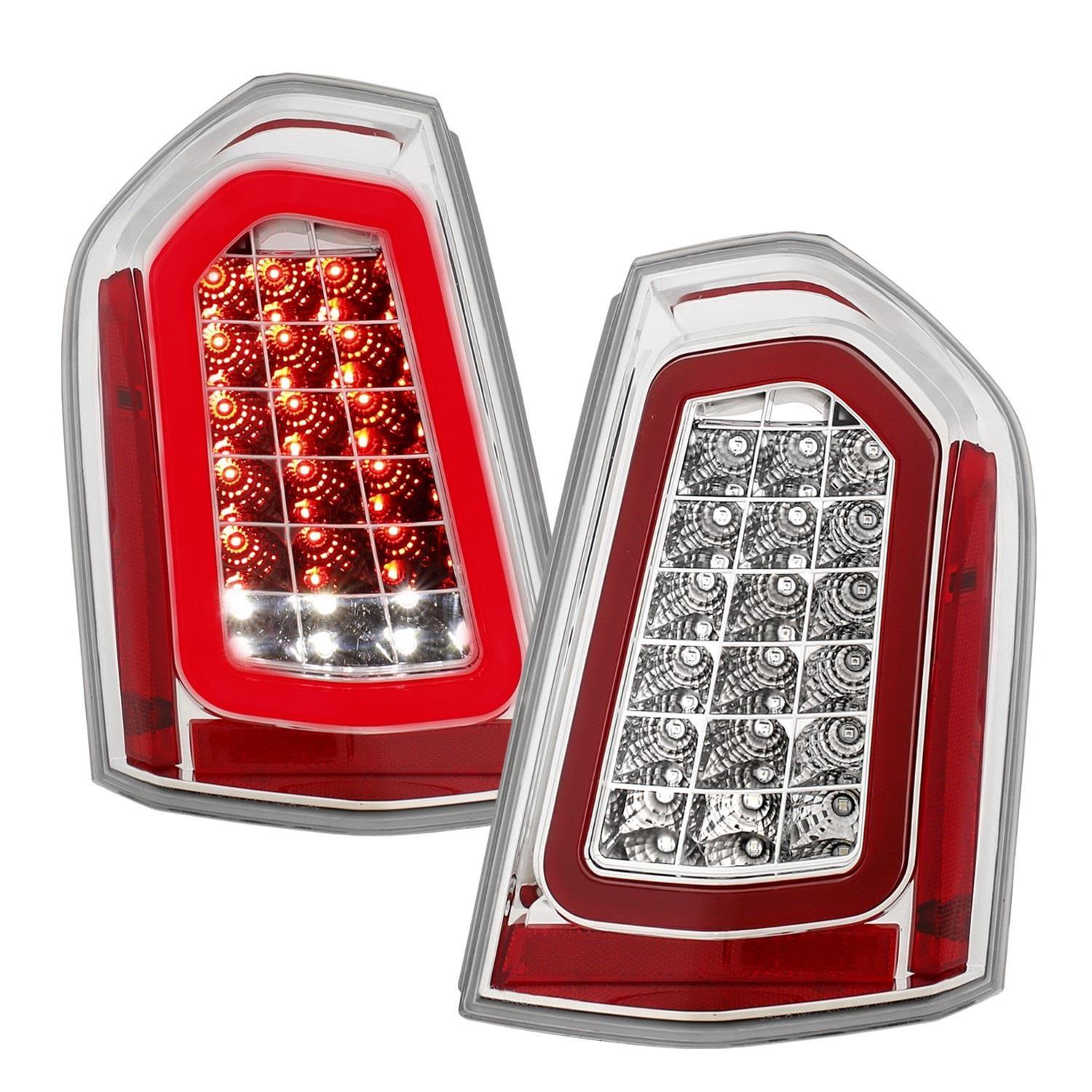 ANZO 11-14 Chrysler 300 LED Taillights Chrome w/ Sequential thumbnail 3
