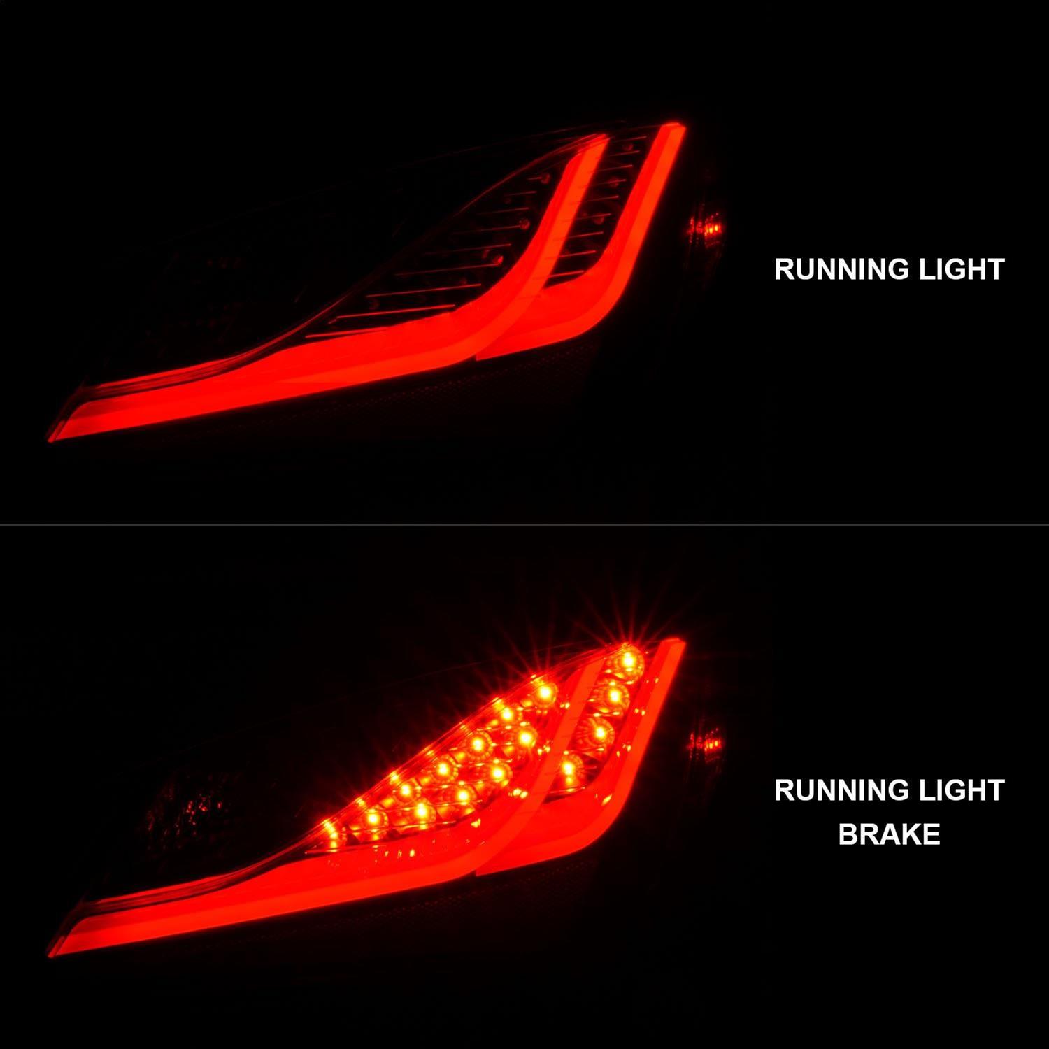 ANZO 10-13 Hyundai Genesis 2DR LED Taillights Smoke thumbnail 6