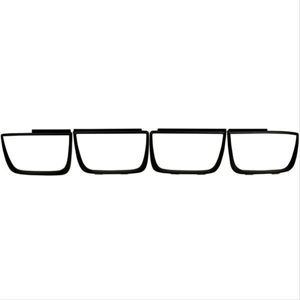 ANZO Taillight Bezels 2010-2013 Chevrolet Camaro Taillight Bezels - 4pc Flat Black thumbnail 2