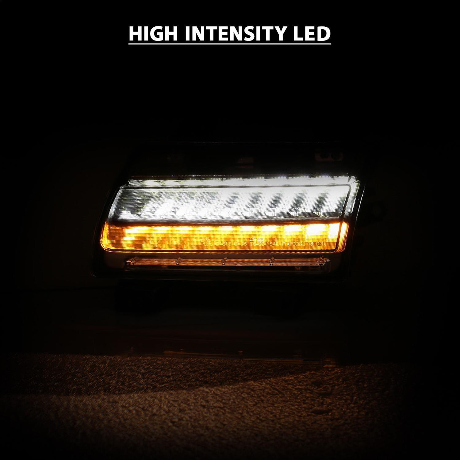 ANZO 18-19 Jeep Wrangler JL Halogen Chrome Clear w/ Sequential Signal thumbnail 8