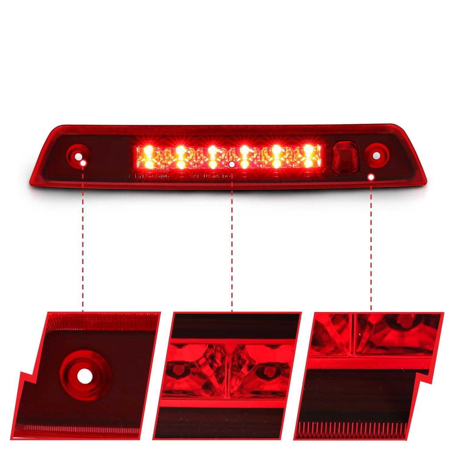 Anzo USA Third Brake Light Assemblies 531108 Headlights,LED 3rd Red thumbnail 3