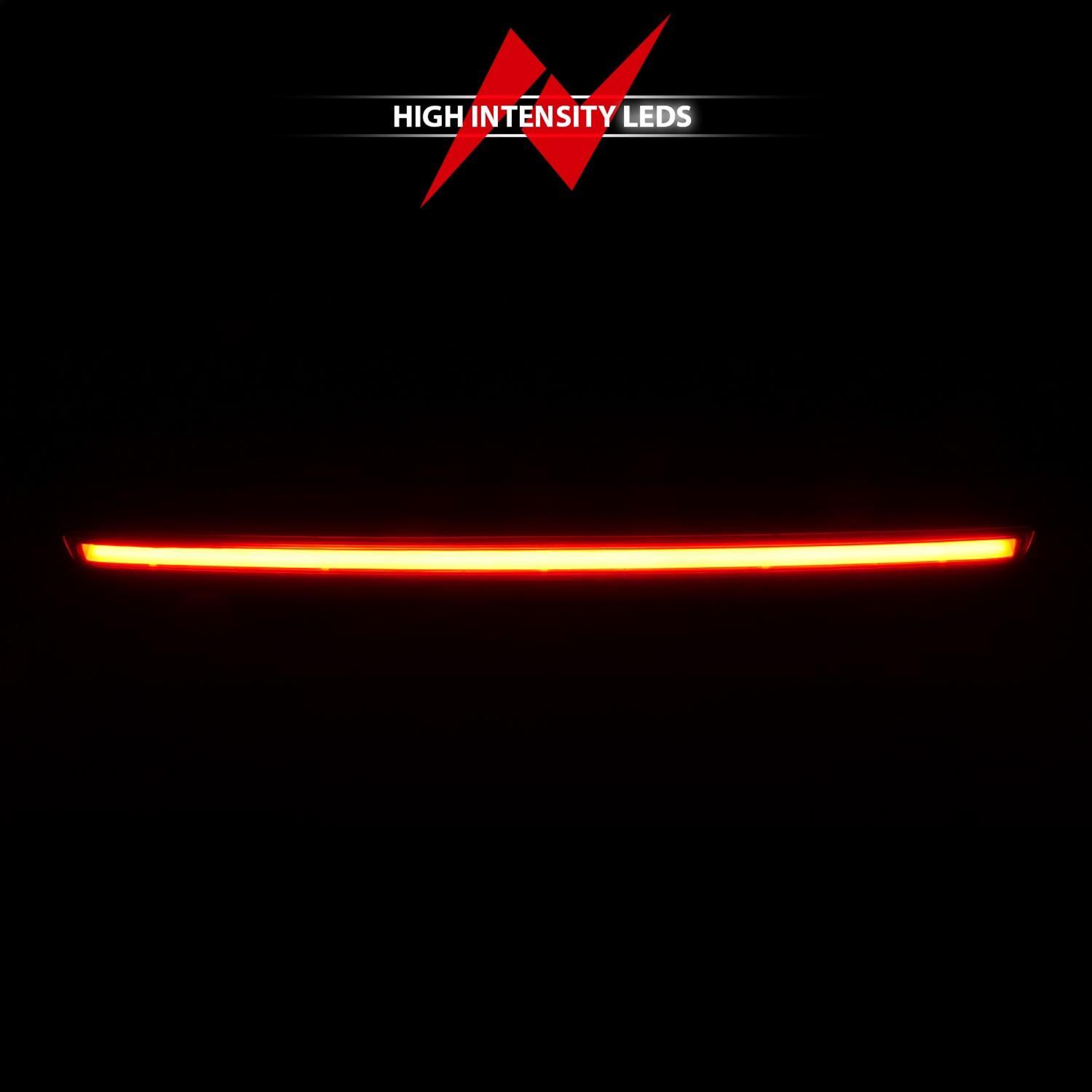 ANZO 2007-2014 Chevrolet Suburban 1500 LED 3rd Brake Light Black Housing Red Lens w/ Spoiler 1pc thumbnail 5