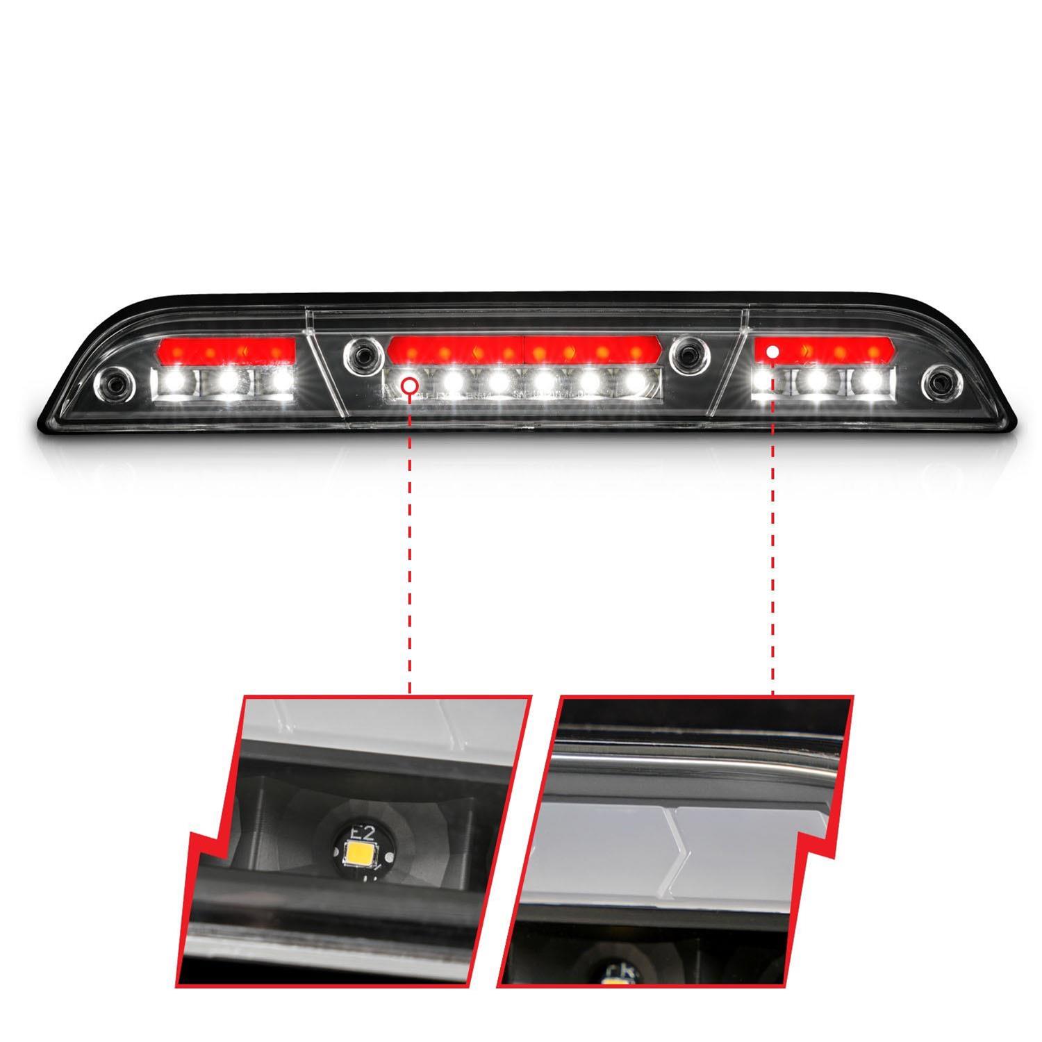 ANZO 15-20 Ford F-250 - F-550 LED Third Brake Light - Black Housing/Clear Lens thumbnail 5