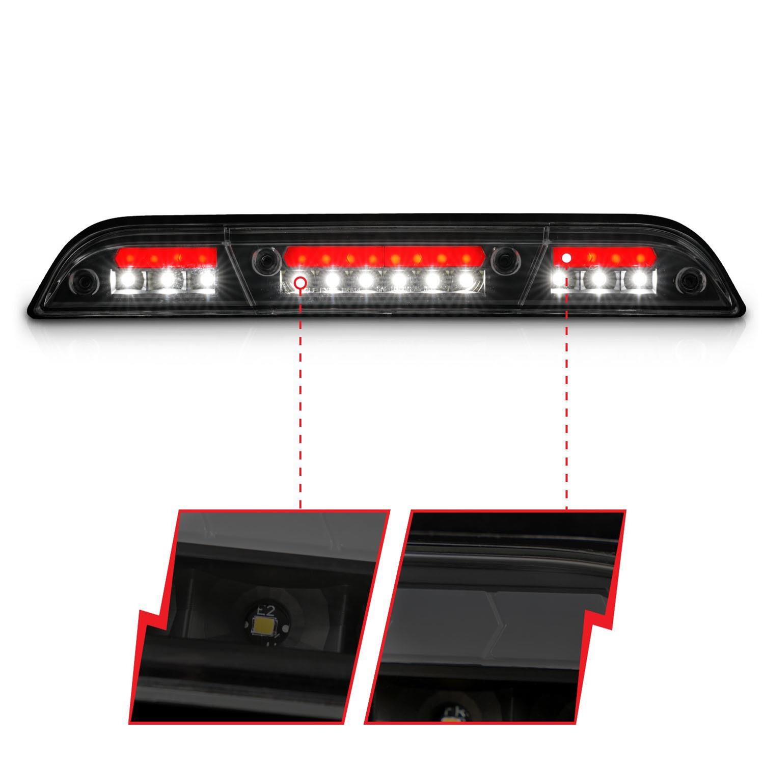 ANZO 15-20 Ford F-150 - F-450 LED Third Brake Light - Black Housing/Smoke Lens thumbnail 5