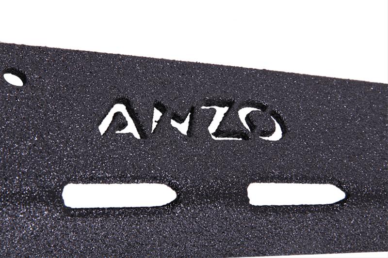 ANZO 1996-2006 Jeep Wrangler LED Bar Windshield Mounting Brackets thumbnail 2