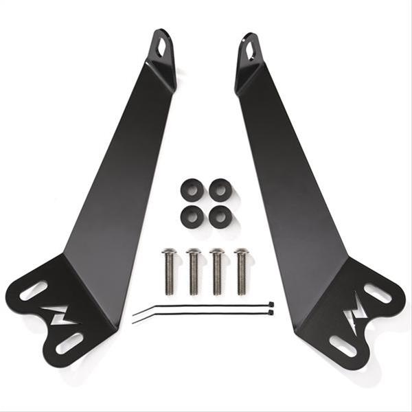 ANZO 2007-2015 Jeep Wrangler 12in inch LED Bar Hood Mounting Brackets