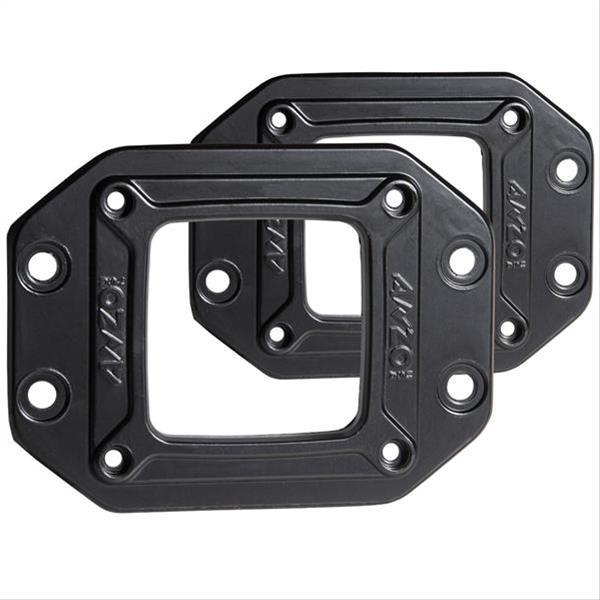 Anzo USA Light Bars, Pods and Fog Lights 851066 Universal 3"x 3" Rugged Off Road L.E.D Flush Mount Brackets