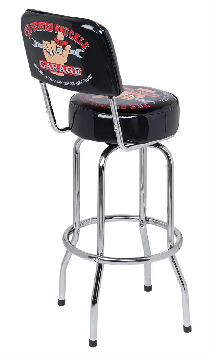 Harley davidson bar stool with online backrest