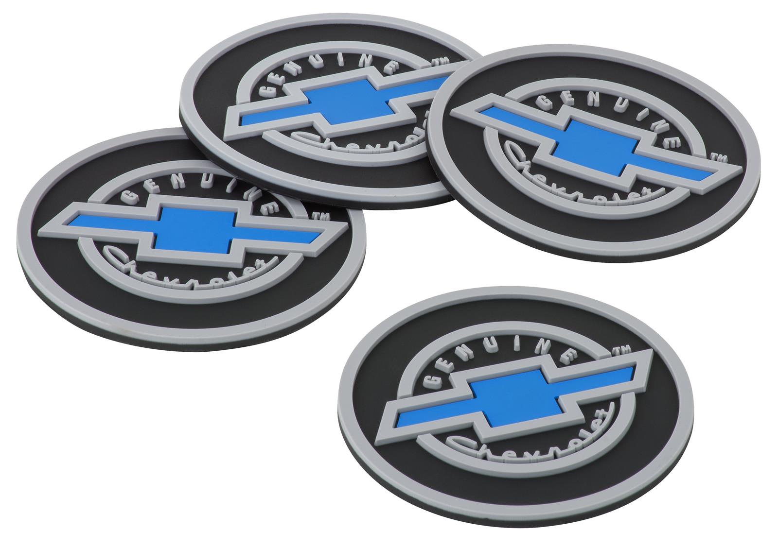 Summit Gifts GM68502 Genuine Chevrolet Rubber Coaster Sets Summit Racing
