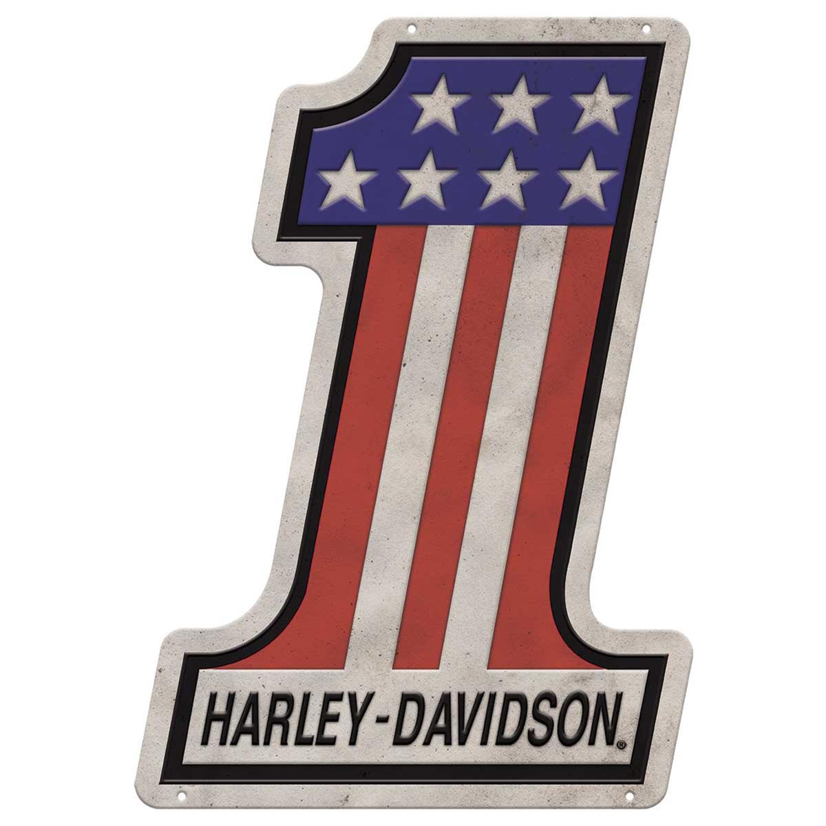 Summit Gifts HDL-15528 Harley-Davidson® #1 Tin Sign | Summit Racing