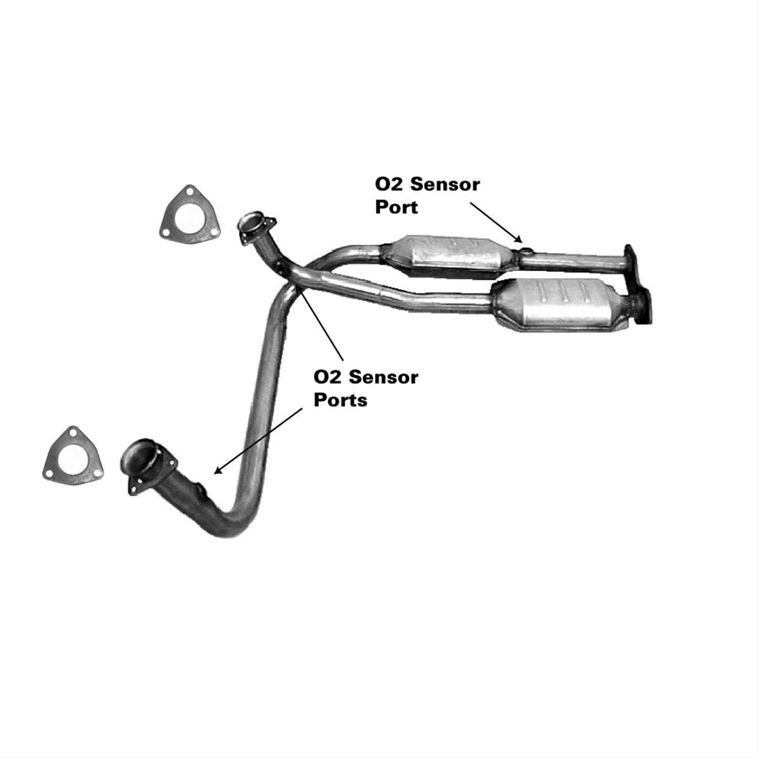 AP Exhaust 645328 AP Exhaust Direct-Fit Catalytic Converters | Summit Racing