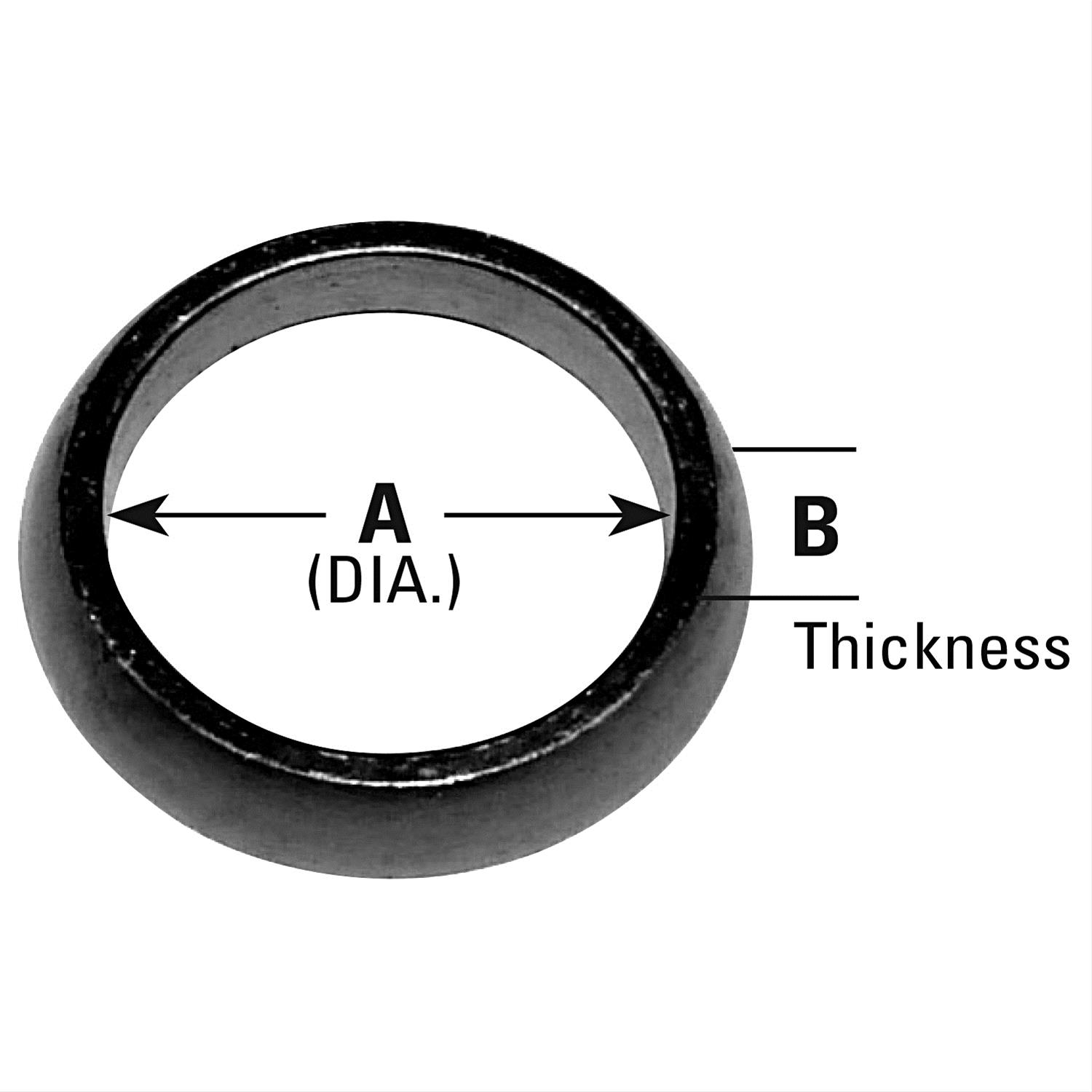 Exhaust Donut Gasket Size Chart 9347