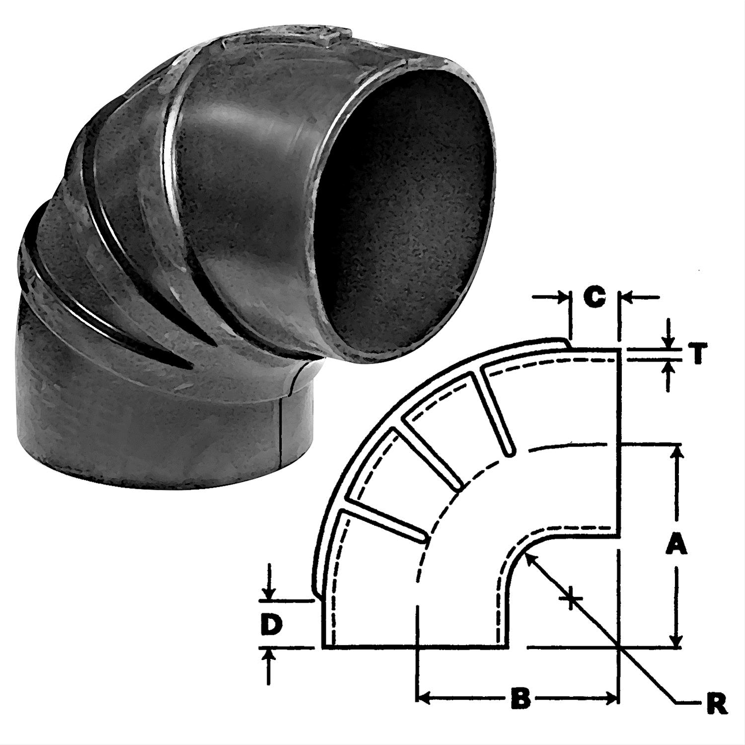 AP Exhaust 924005 AP Exhaust Intake Elbows Summit Racing