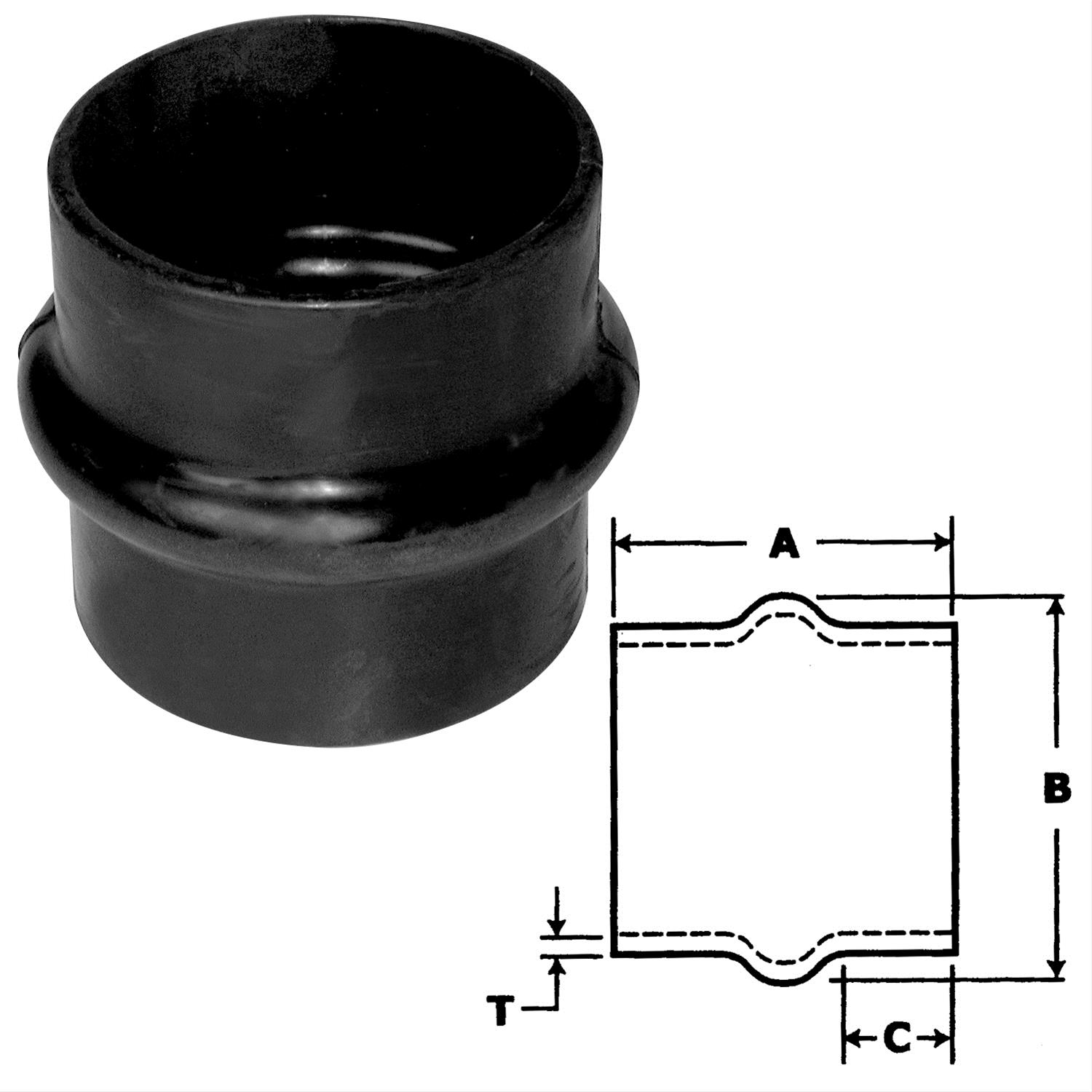 AP Exhaust 924104 AP Exhaust Hump Hoses Summit Racing