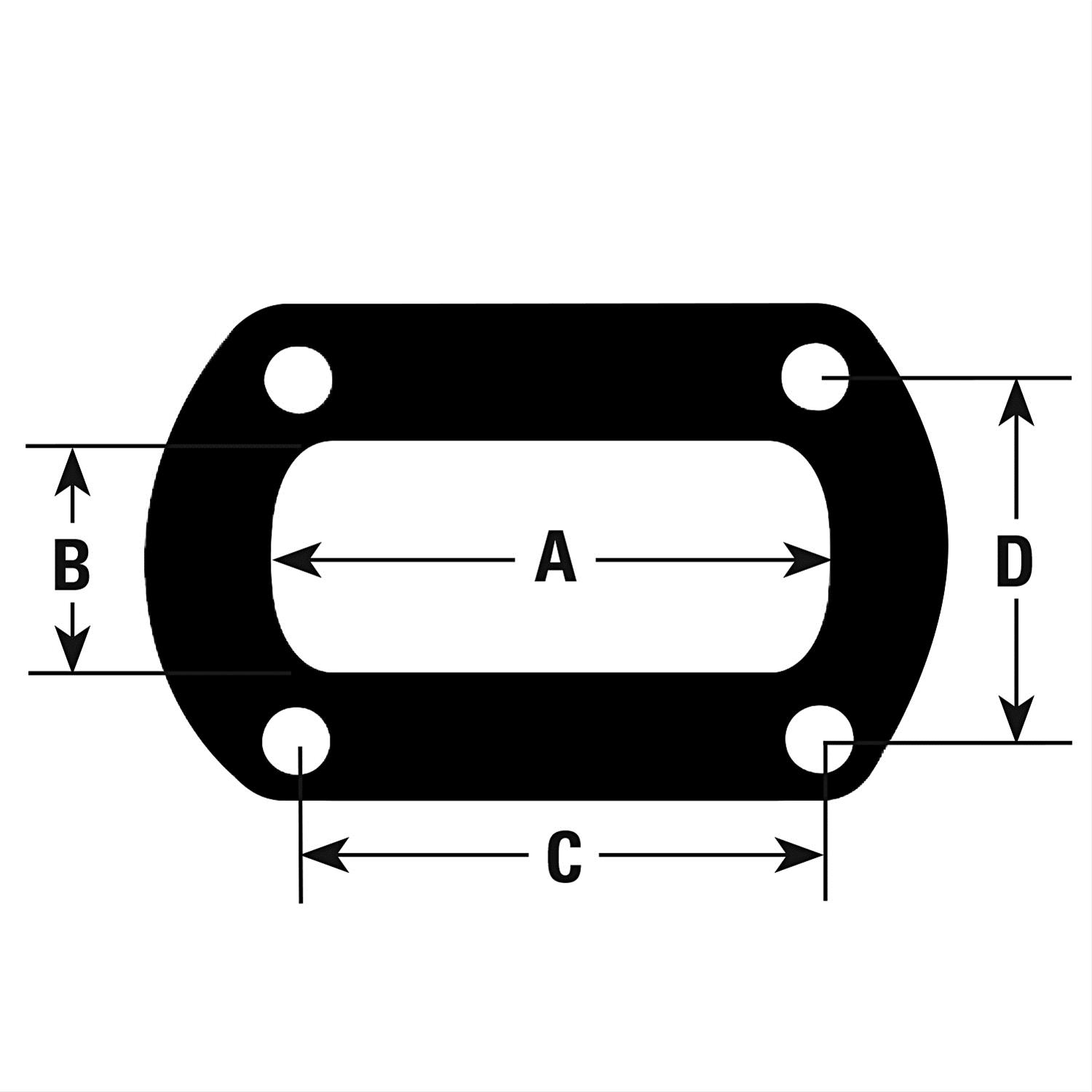 AP Exhaust 9245 AP Exhaust Flange Gaskets Summit Racing