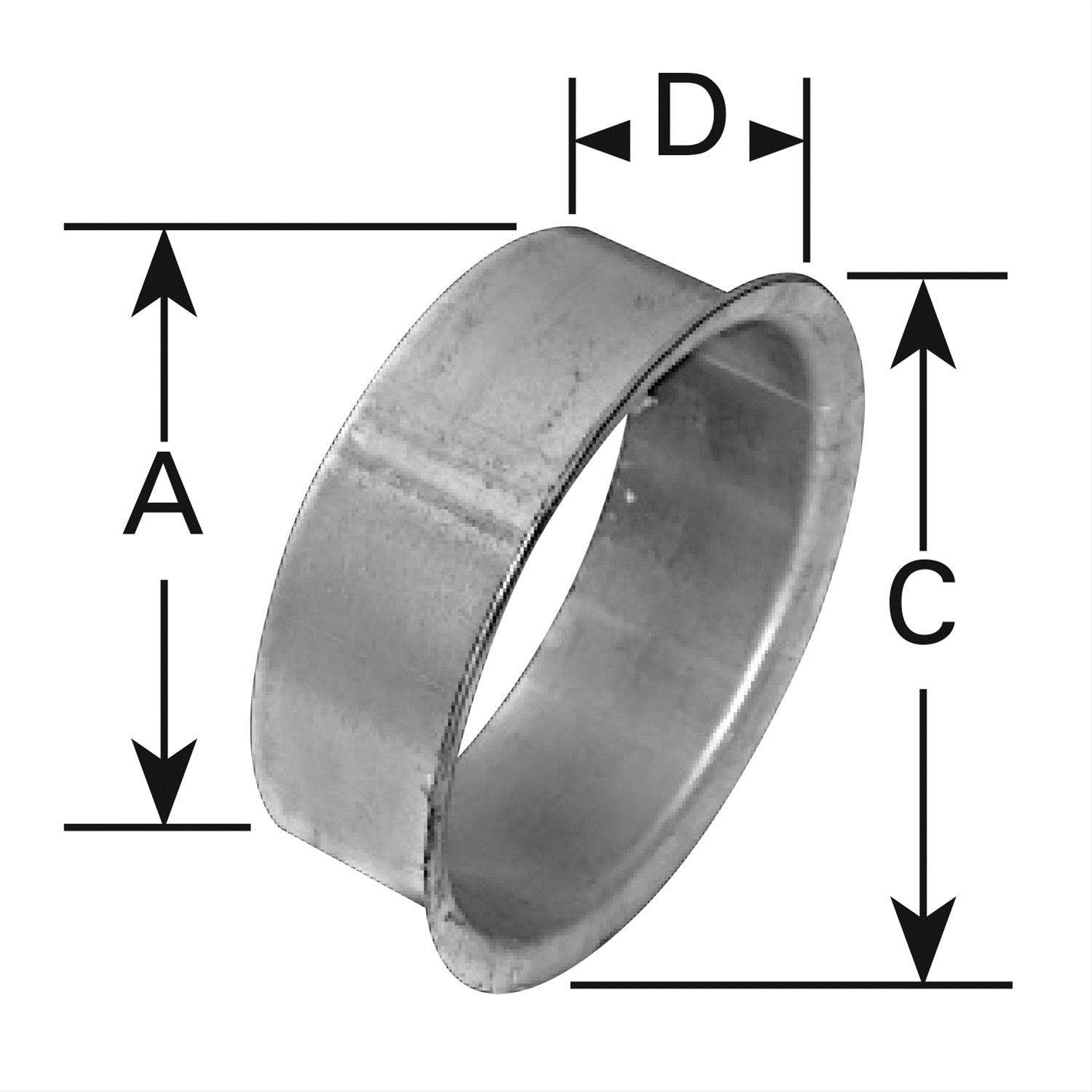 AP Exhaust 9717 AP Exhaust Pipe Flared Adapters Summit Racing