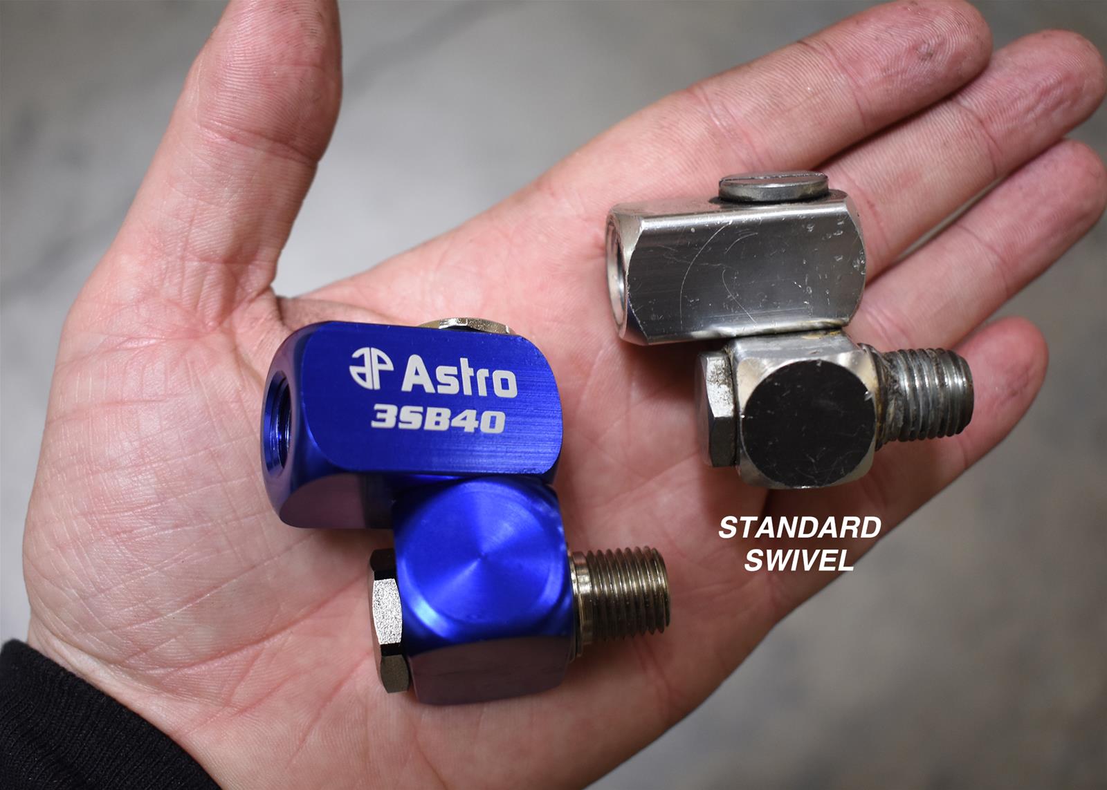 Astro Pneumatic Tool Company 3SB40 Astro Pneumatic Tool Company HighFlow 3Way Air Swivels