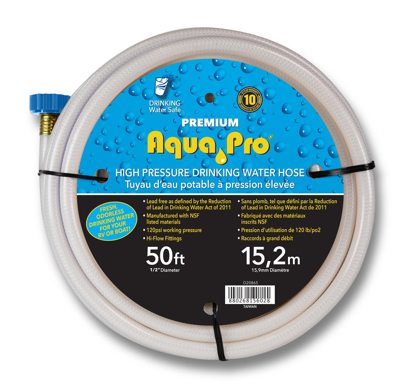 Aqua Pro AQPW20865 Aqua Pro RV High Pressure Drinking Water Hoses