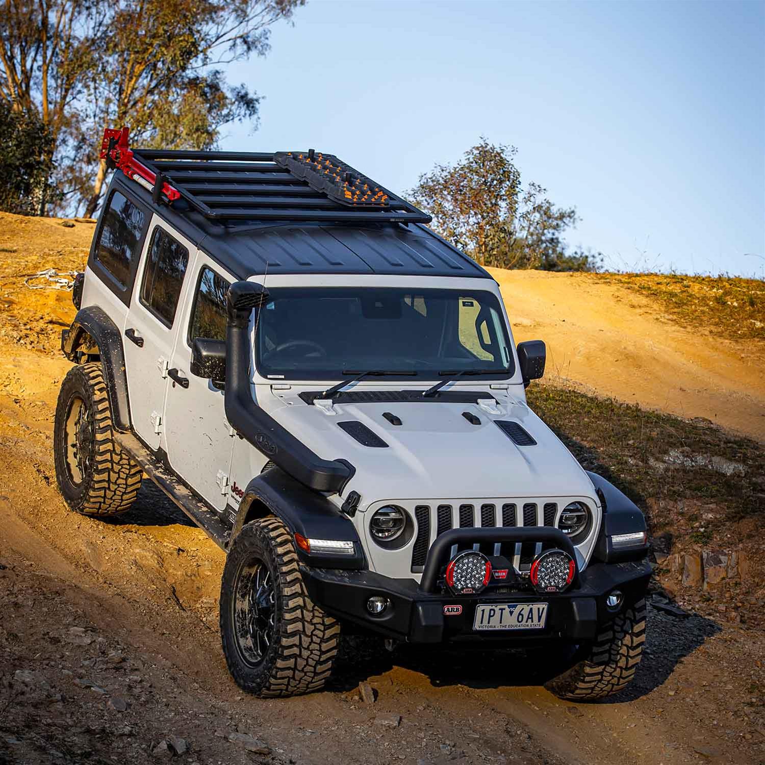 ARB Base Racks for 2018-2025 WRANGLER - BASE263 BASE Rack Kit; Includes 61in x 51in BASE Rack with Mount Kit, Deflector, and Front 3/4 Rails thumbnail 4