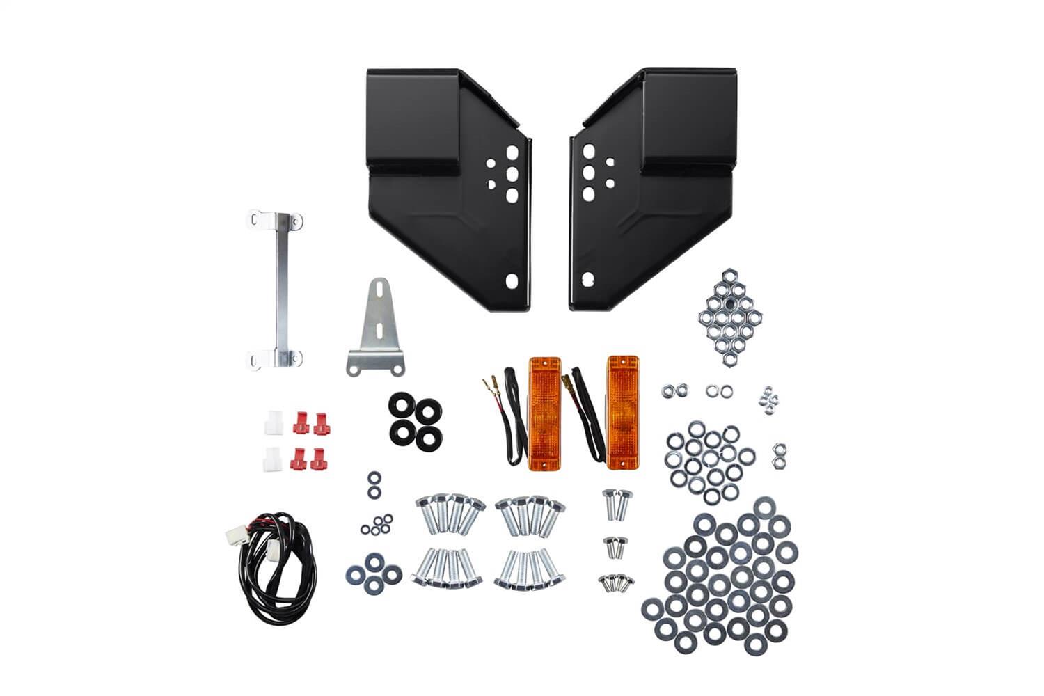 ARB Deluxe Bumpers for 1980-1989 LAND CRUISER - 3410100B Bumpers, Bumpers, Front, Fabricated, Steel, Black Powdercoated, Toyota, Sold as a Kit thumbnail 2
