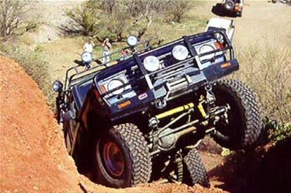 ARB Deluxe Bumpers for 1980-1989 LAND CRUISER - 3410100B Bumpers, Bumpers, Front, Fabricated, Steel, Black Powdercoated, Toyota, Sold as a Kit thumbnail 6